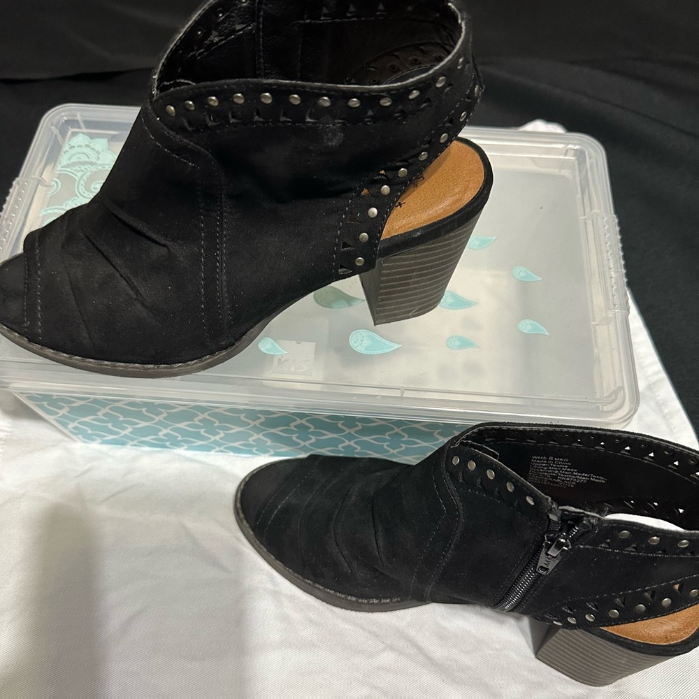 Sonoma Open-Toe Bootie